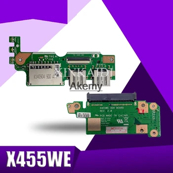 

HDD USB SSD card IO Board for ASUS X455 X455W X455WE X455WE X454W X454WE Hard Drive Connector Board
