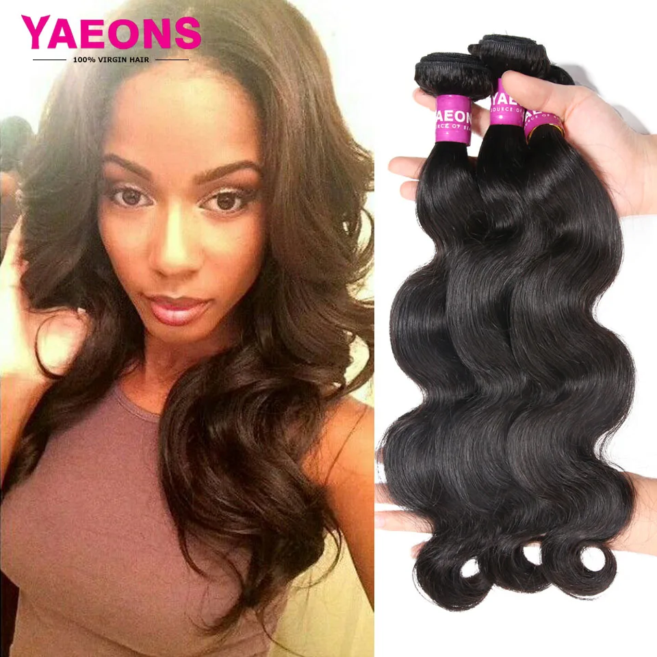 

Grade 7A Indian Virgin Hair Body Wave Natural Black Color 1B Unprocessed 3 Bundles Lot Raw Virgin Indian Body Wave Hair