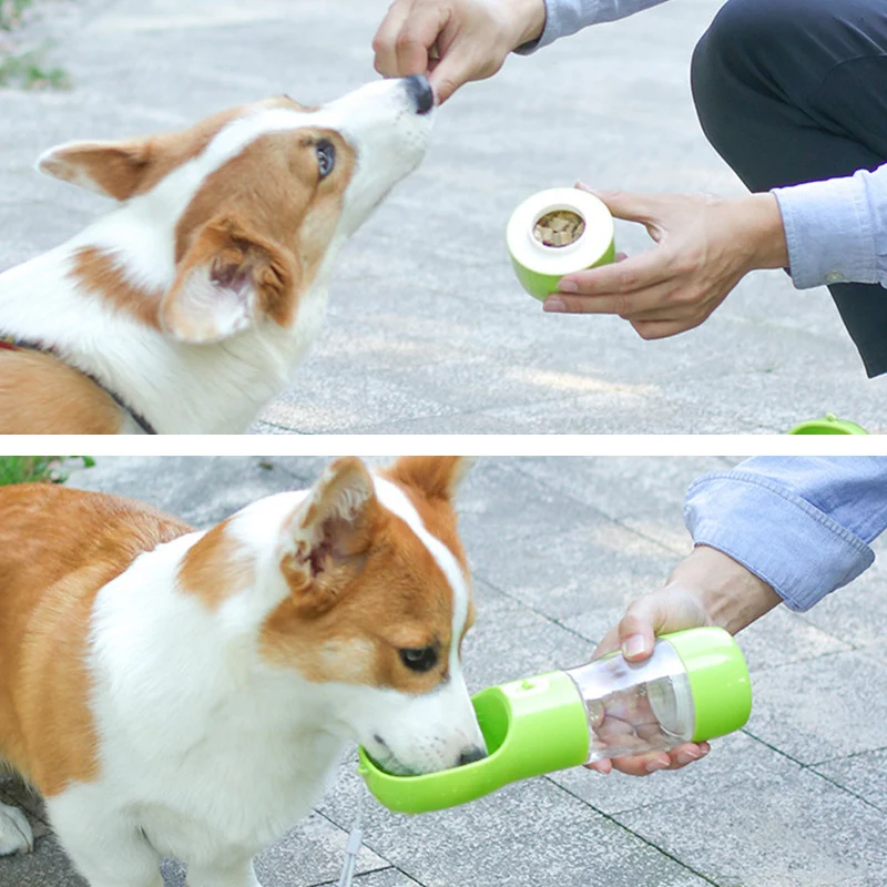 2020 New Pet Outdoor Portable DIY Drinking Water Device Suitable for Spring Water  Bottle Dog Cat Travel Bowl Feeder