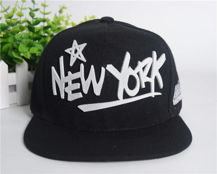 

2016 New York Baseball Cap Brand ny Cotton Adjustable Flat Baseball Cap Flag Snapback Hats Hip Hop Caps Basketball Unisex Back