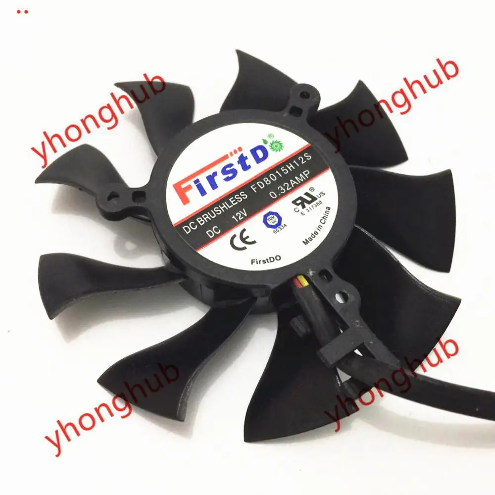 Firstd FD8015H12S DC 12V 0.32A 4 проводной Сервер вентилятор охлаждения|fan dc|cooling fanfan dc 12v |