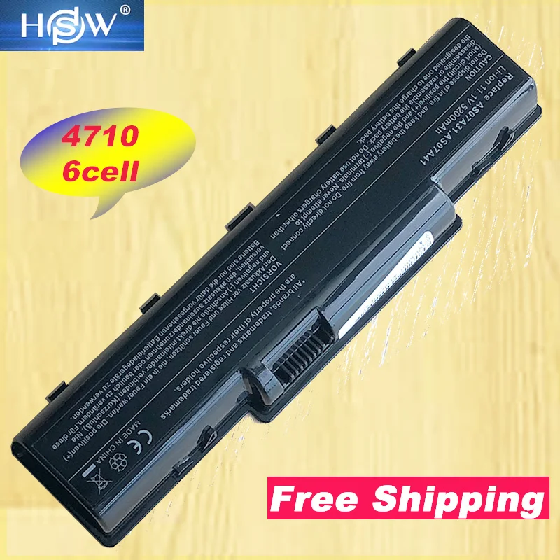 Аккумулятор HSW AK.006BT.020 AK.006BT.025 AS07A31 AS07A32 AS07A41 для Acer Aspire 4732Z 5200 4736 мА · ч | Компьютеры и