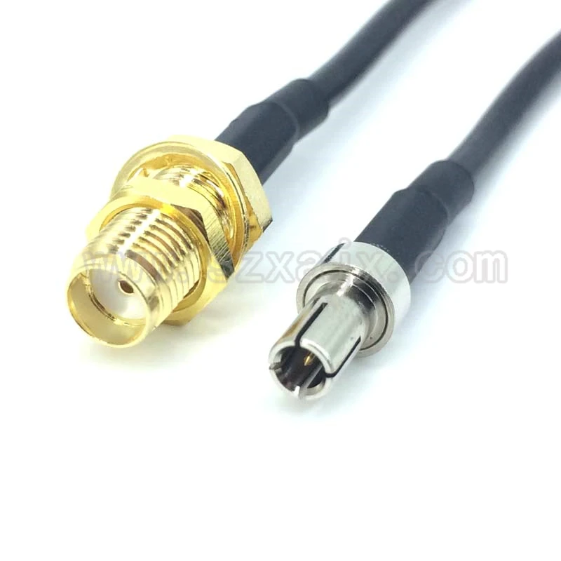 10PCS JX connector RF Coaxial cable wholesale SMA female to TS9 male