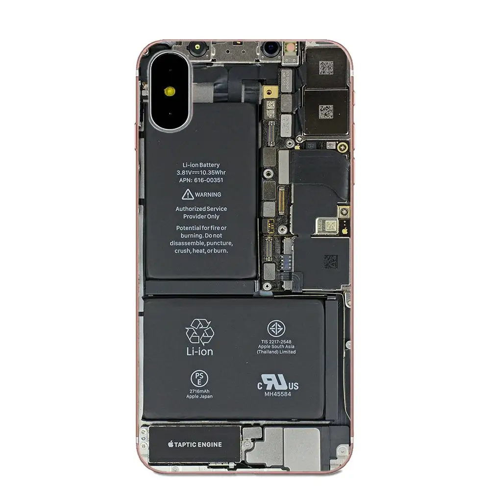Чип внутренняя плата для Huawei P8 P9 P10 P20 P30 Mate 7 8 9 10 20 Lite Plus Pro 2017 Мягкий ТПУ