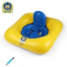 Lionny Baby круг-сидение для купания Детский круг-сидение для купания детское желтое квадратное Надувное сиденье кольцо