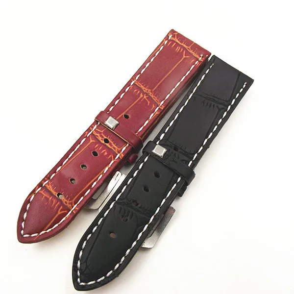 1 шт. ремешок из ПУ кожи для наручных часов 18 мм 20 22 24 26 28 30 мм|watch band bracelet|watch materialswatch