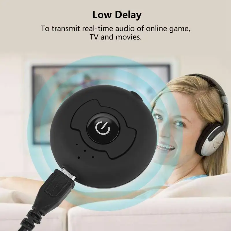 

VBESTLIFE 2 in 1 Bluetooth Transmitter and Receiver 5-hour Play Bluetooth Transmitter for TV