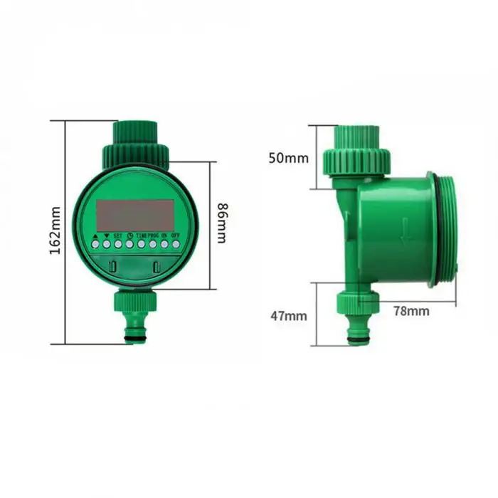 LCD Irrigation Hose Timer Controller Water Programs Watering Equipment For Garden Lawn QP2