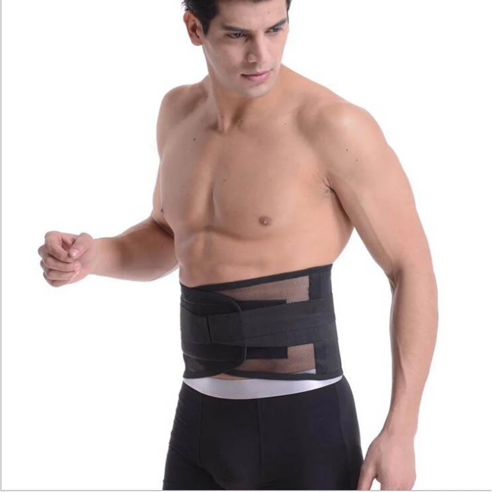 Back Brace Support Belt Men Medical Corset Back Lumbar Support Waist