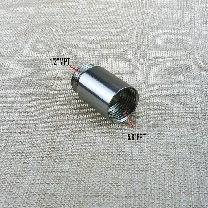 

brewing hardware 1/2" to 5/8" adapter,1/2"MPT to G5/8"FPT for beer faucet beer coupler