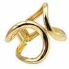 Simple Punk Cuff Bracelets & Bangles Summer Statement Gold Color Metal Pulseiras Present Jewelry 5