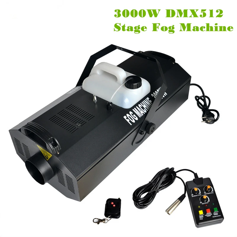 AC110V 220V Fog Machine 3000W Smoke Water Based DMX512 Stage Effect