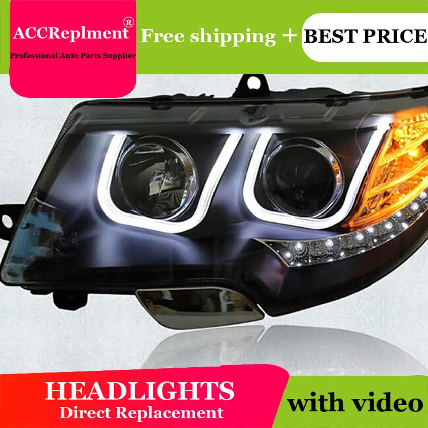 Car Styling LED Head Lamp for Skoda Superb headlights 2009 2014 Superb