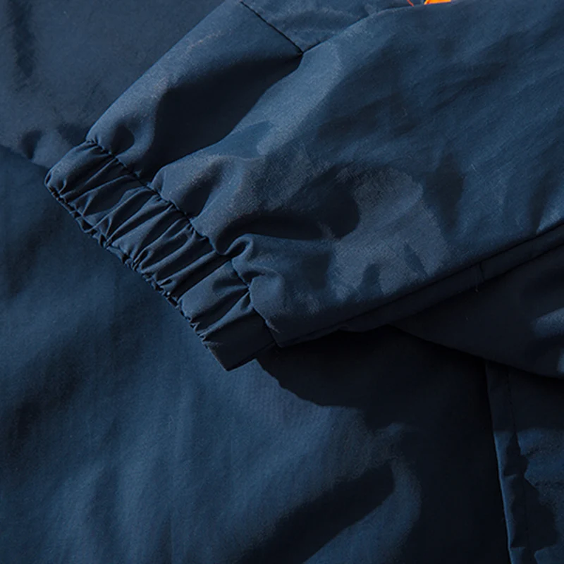 Spring 2019 Harajuku Hooded Jacket Men Hip Hop Streetwear Retro Jacket Windbreaker Vintage Color Block Track Jacket Coat Hoodie