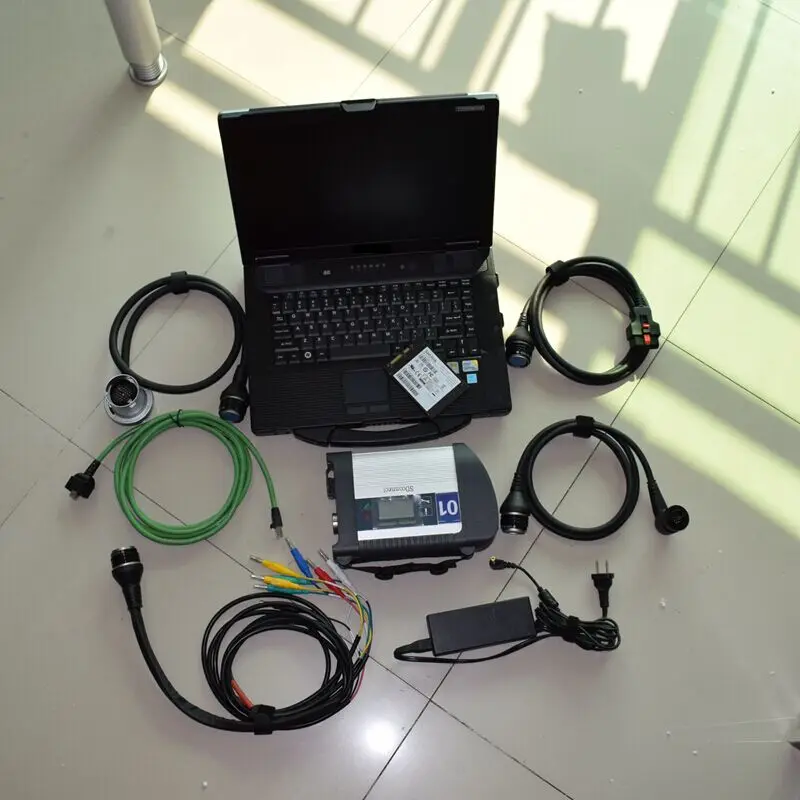  mb star c4 ssd newest software with laptop cf52 car and truck diagnostic computer full set ready to