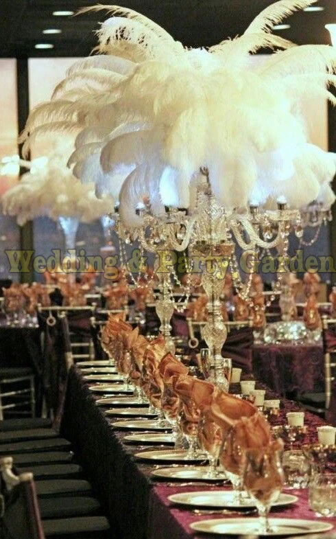 

new style 5 arms crystal beaded ball centerpieces for weeding table decorations