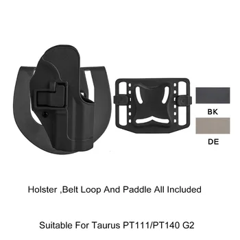 

CQC Serpa Concealment Right Hand Waist Pistol Holster for Taurus PT111 PT140 G2