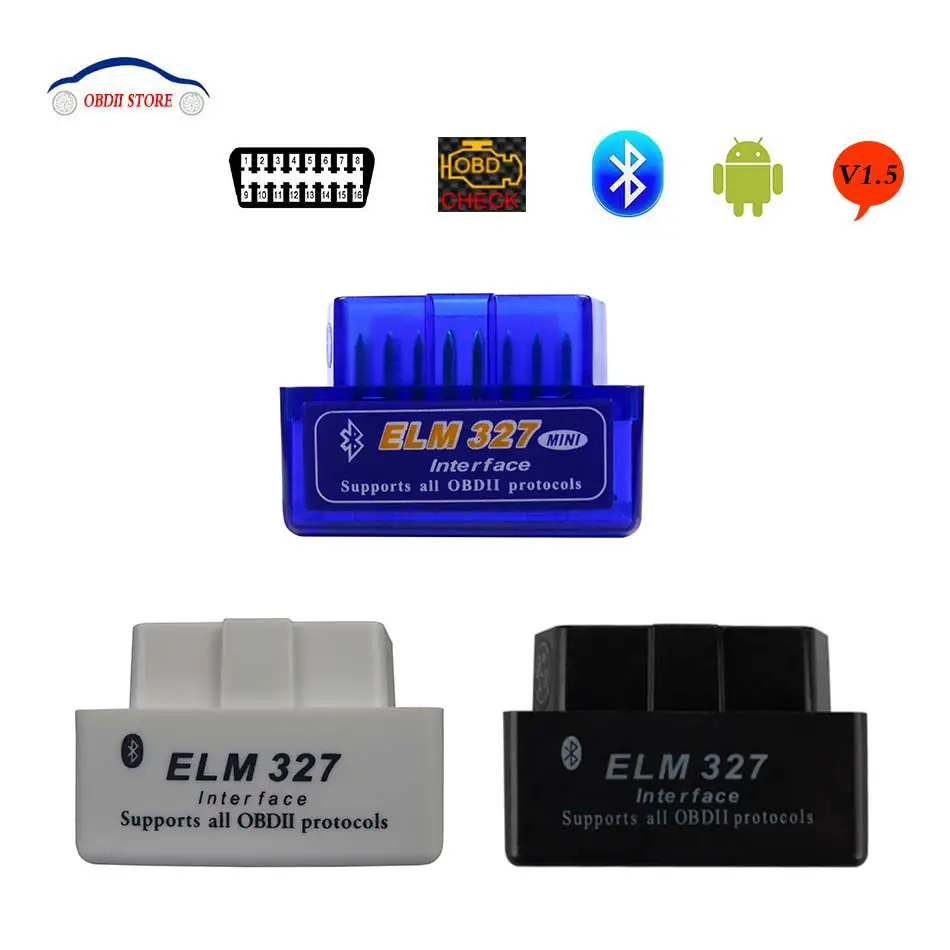 ELM 327 V 1.5 Torque Elm327 Bluetooth Obd2 OBDII V1.5 Car Diagnostic ...