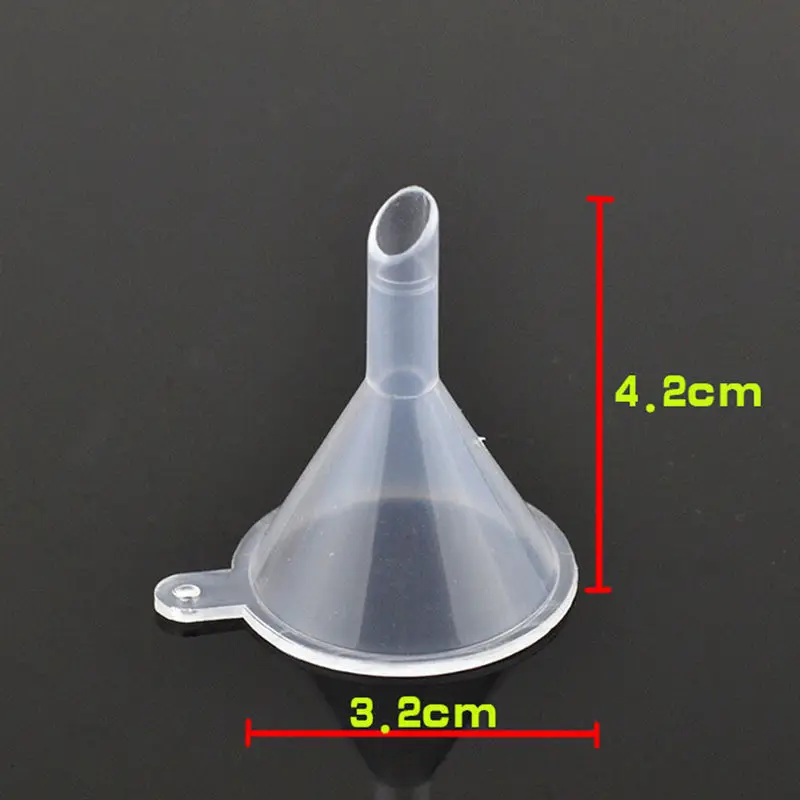 

New Arrive Plastic Mini Small Funnels For Perfume Liquid Essential Oil Filling Empty Bottle Packing Tool