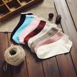 Anyongzu вечерние кружевные носки короткие Цвет летние носки для беременных женщин носки 10 пара/лот