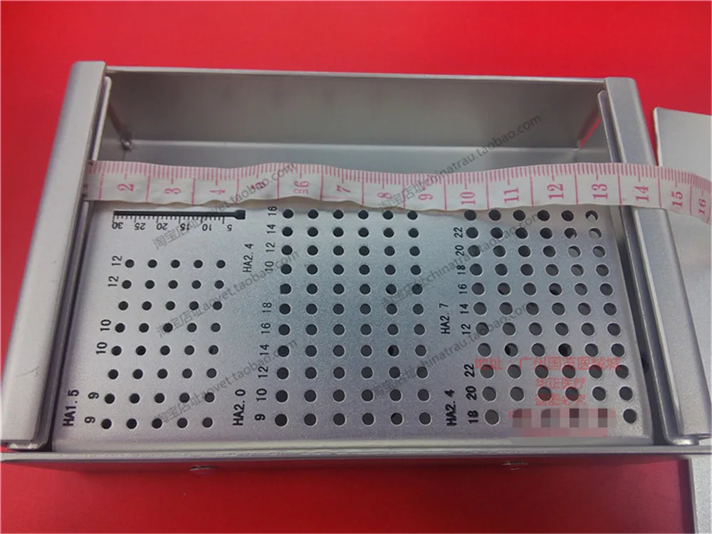 Медицинский ортопедический инструмент фиксирующий винт пластина коробка для стерилизации Cortical cancellous винт место для хранения лоток болт депозит чехол