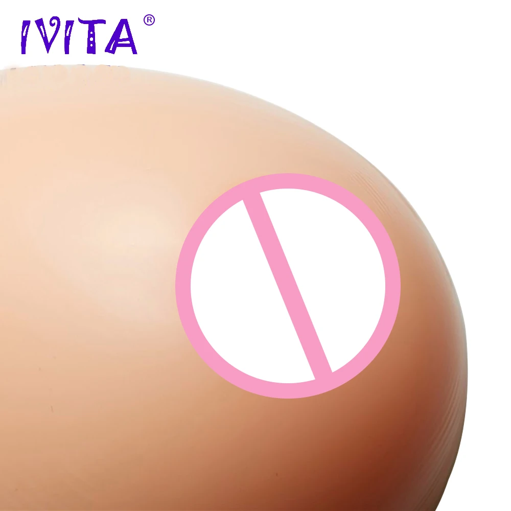 IVITA 600 г реалистичные силиконовые формы груди поддельные грудь для трансвеститов