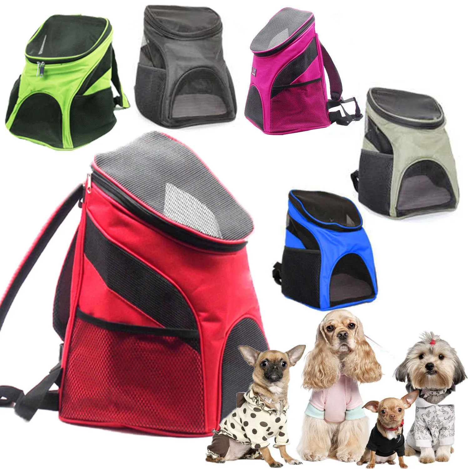 Portable Pet Cat Dog Puppy Carrier Travel Bag Space Capsule Backpack