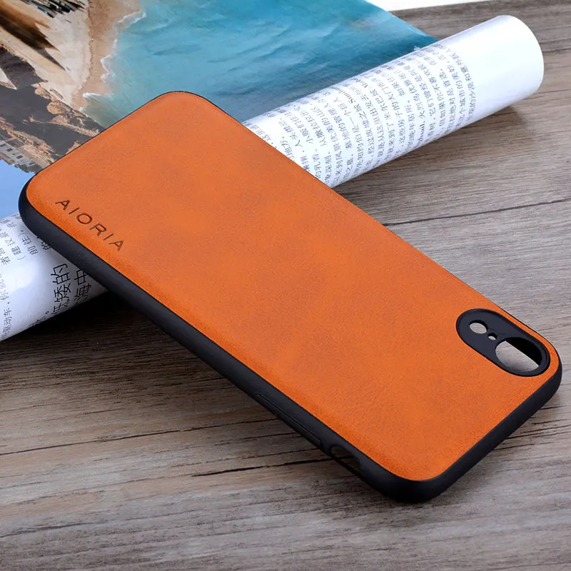 Caso para iphone XR X XS x Max de lujo funda de cuero de la cubierta de la piel del hoesje para iphone xr X xs x max teléfono caso coque capa de moda