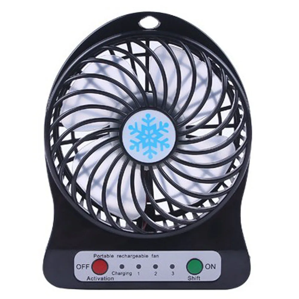 Malloom 2017 Universal Portable Rechargeable LED Fan air
