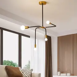 Постмодерн светодиодный Люстра, подвесной светильник для гостиной, ресторана, подвесной стеклянный шар, светильники, железная