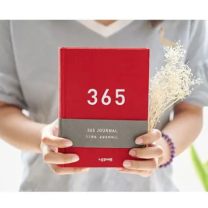 LENWA My Year Planning Book Notebook 365 Cloth Notepad Diary 1PCS