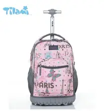 Kinder Rollgepäck Rucksäcke Kind Schule Rucksäcke mit räder kind koffer kinder gepäck Rädern rucksäcke tasche für schule