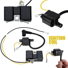 Ignition Coil Spark Plug Set for 61 162 266 Jonsered 630 Chainsaw Old Type 501516201 Type Ignition Coil Set