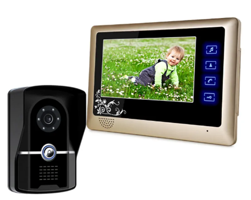 7 Inch Touch Button 700 TVL Two Way Intercom Video Door Phone 7 Inch Touch Button 700 TVL Two Way Intercom Video Door Phone