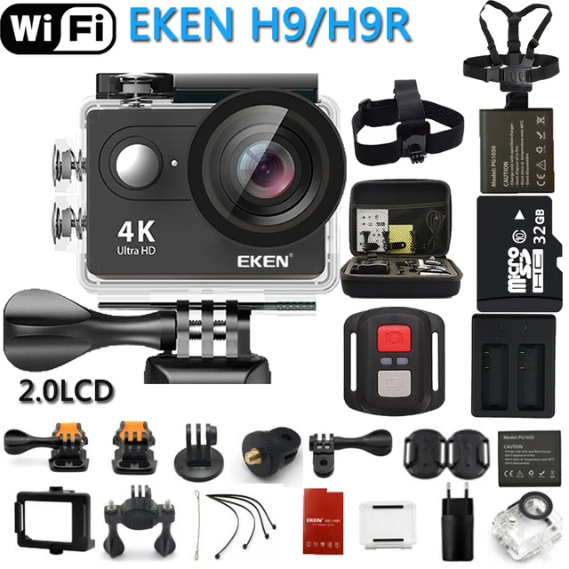 Original EKEN Action Camera eken H9R / H9 Ultra HD 4K WiFi Remote Control Sports Video Camcorder DVR DV go Waterproof pro Camera