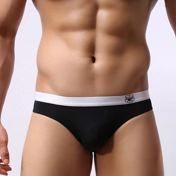 

Brave Person 2017 NEW Summer Men briefs Middle-waisted men Underwear Men Ice silk high elasticity briefs sexy men underwear Male