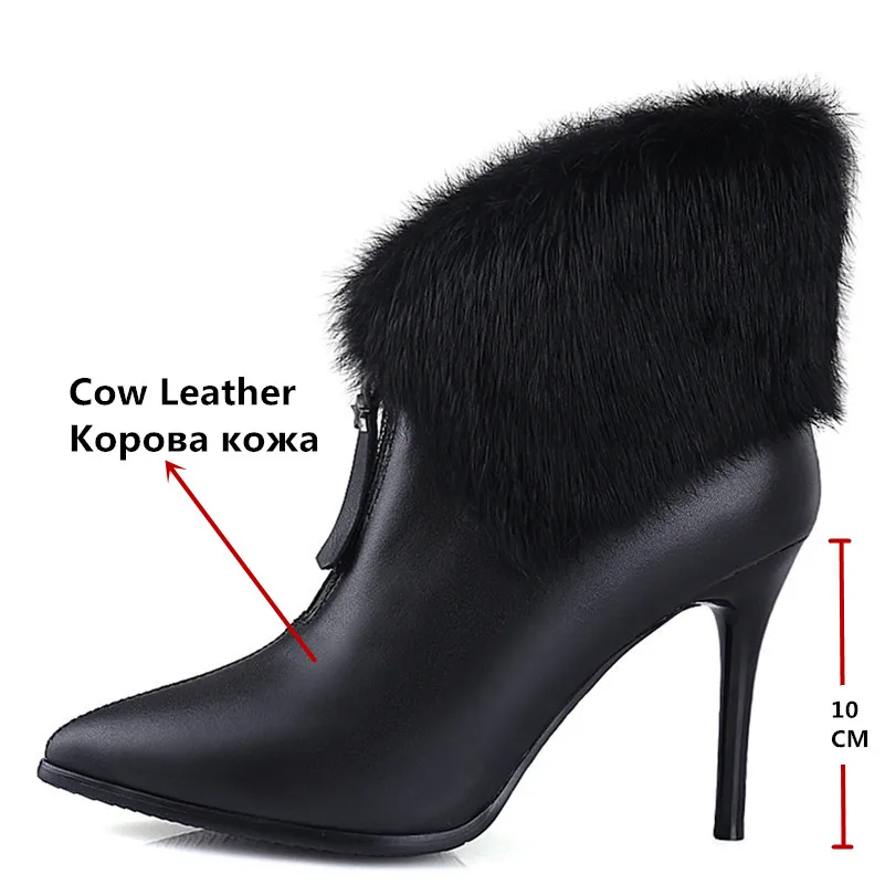 Bottines Hauts Cuir Nouvelles Parti De blanc Talons Femmes En Automne Hiver Sexy Femme Courtes Fedonas Mode Chaussures Pompes Véritable Noir Mariage Z8wxznTq