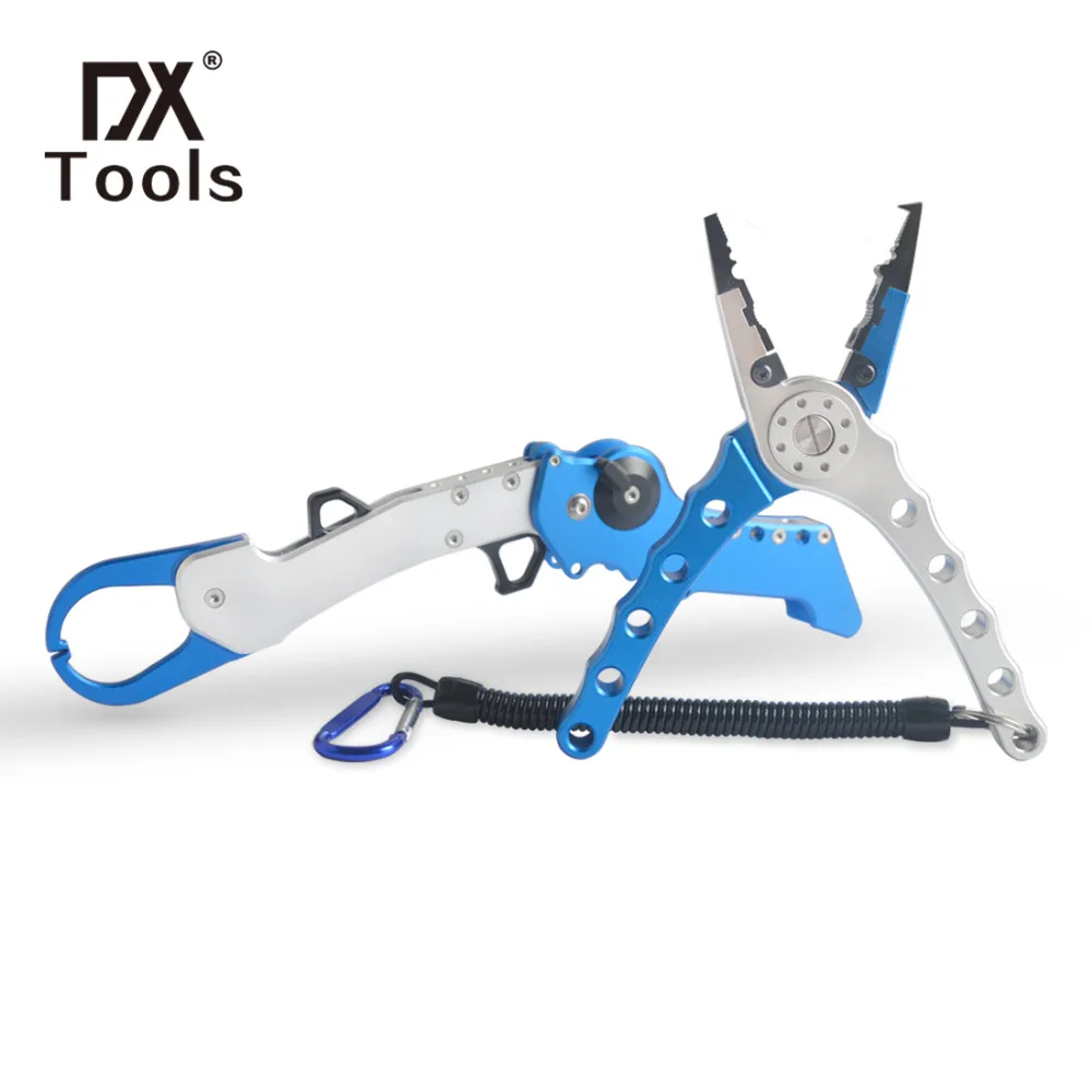 

Fishing Pliers Fish Grip Tools Set Aluminum Foldable for Remove Hooks Braided Line Cutters Scissors Pincers Tackle Accessorie