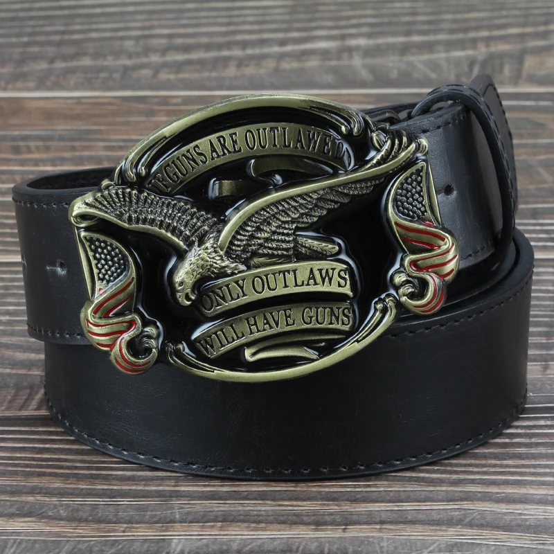 

Heavy Metal Cowboy Punk Belt Genuine Leather Hip Hop Belts For Men Cross Rivet Jeans belt male Strap Ceinture Homme PT50