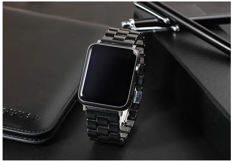 

Ceramic Strap for Apple Watch band 38mm 42mm 40mm 44mm Smart Watch Band Strap Bracelet Ceramic for iWatch 4 3 2 1