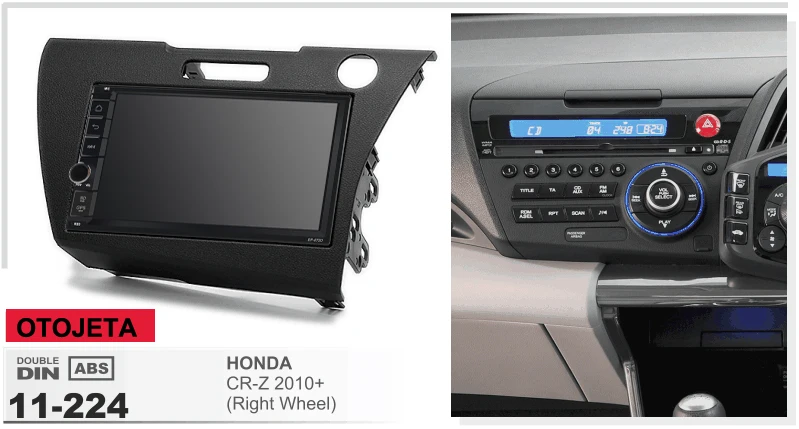  Car radio with frame Android 9.1 Autoradio GPS Player for HONDA CR-Z 2010+ RHD Multimedia recorder 