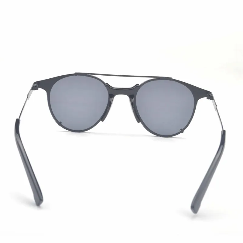 MINCL/Ретро панк Солнцезащитные очки женские мужские круглые металлические оправы Солнцезащитные очки Ретро золотые панк готические очки UV400 с коробкой FML