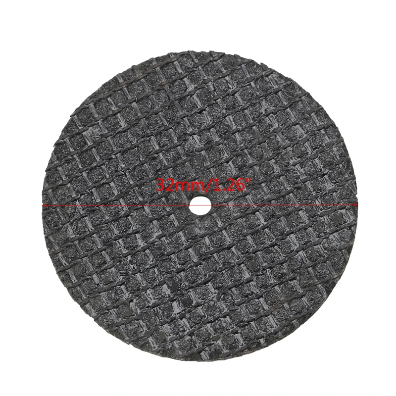 50 шт. 32 мм Стеклопластик абразивный режущий диск абразивный диск пилы лезвия с 4 оправки роторный инструмент