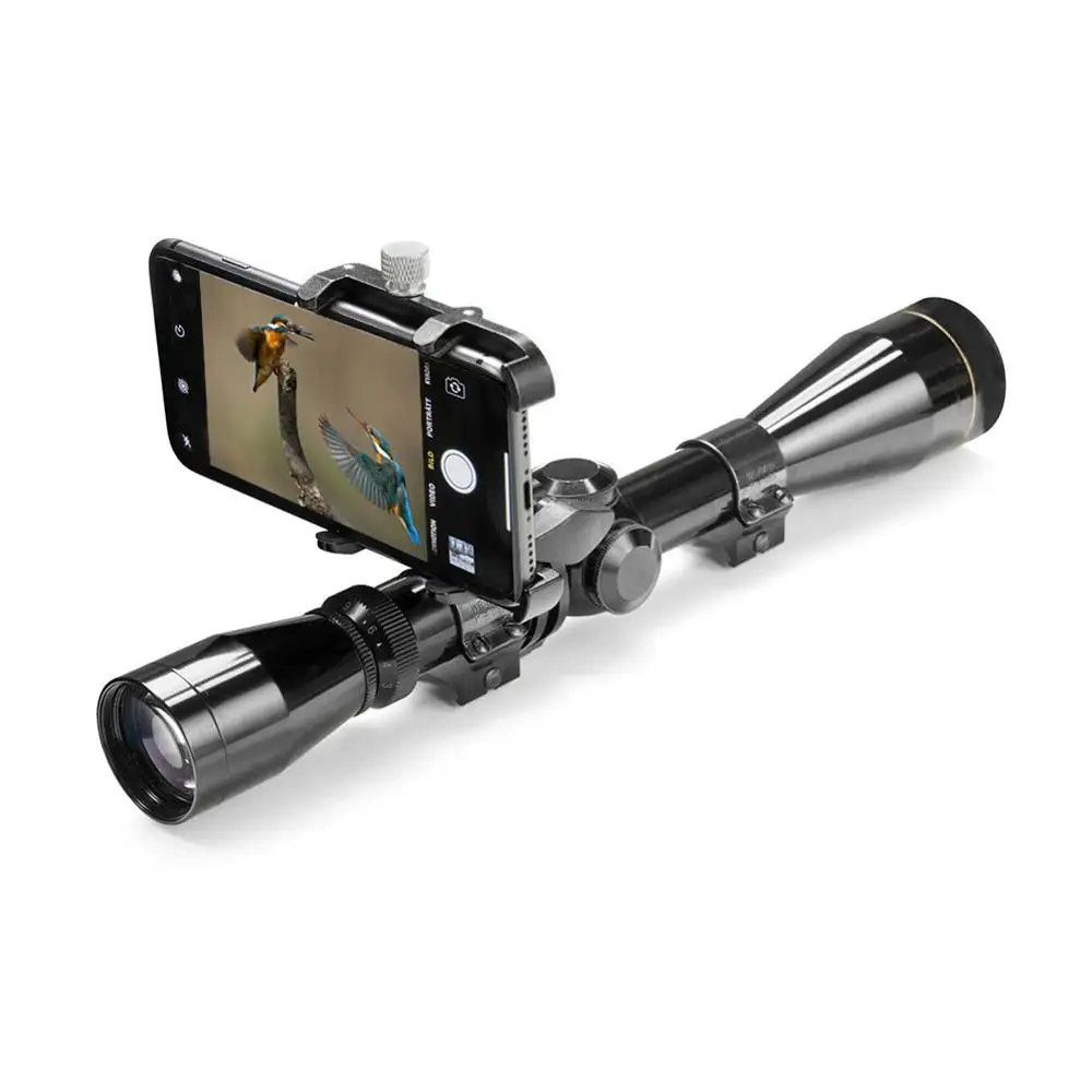 Cellphone Mount Install on Gun Scopes for Hunting Shooting, Take Pictures Record Real-Time Videos Gun Sights Phone Holder Cellphone Mount Install on Gun Scopes for Hunting Shooting, Take Pictures Record Real-Time Videos Gun Sights Phone Holder