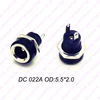 10 PCS DC Connecteur D'alimentation pin 2.1x5.5mm Connecteur Femelle Jack + Fiche Mâle Jack Socket Adaptateur DC-022A ► Photo 2/3