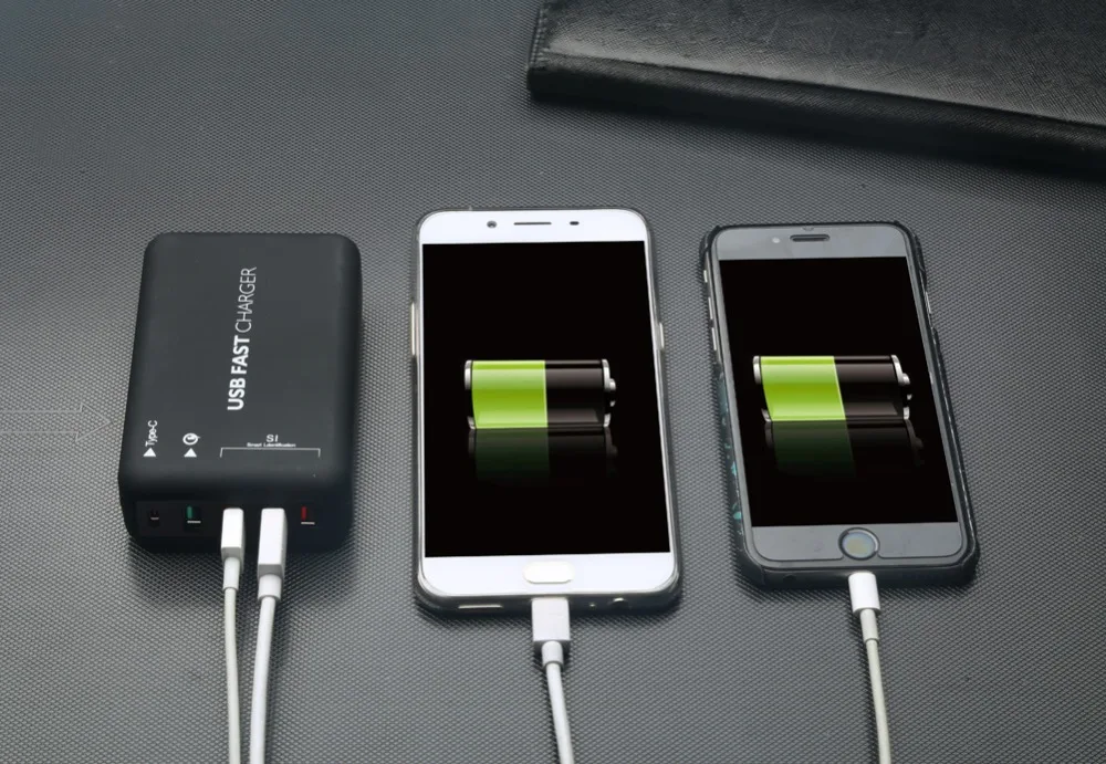 С несколькими usb-портами C настенное зарядное usb-устройство Быстродействующее зарядное устройство станция питания QC3.0 адаптер переменного тока Тип C зарядное устройство для ПК, iPhone samsung и т. д