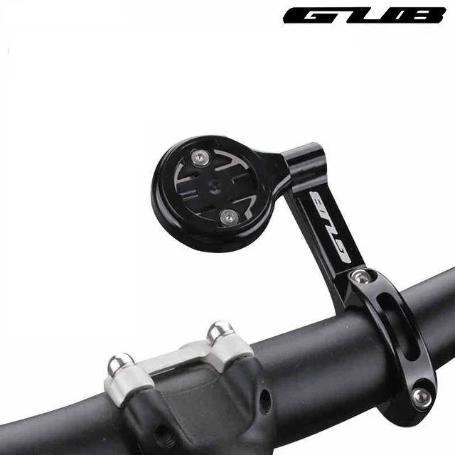 GUB 696 Aluminum Alloy Retractable Bike Computer Holder - Black