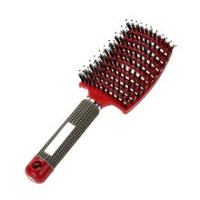 Hair Scalp Massage Comb Hairbrush Bristle&Nylon Women Wet Curly Detangle Hair Brush for Salon Hairdressing Styling Tools