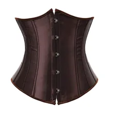 Bustiers Corsets Costumes Bodyshaper Burlesque Brown Pink Sexy Black Blue Plus-Size Cincher