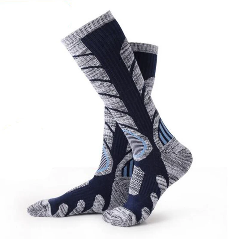 

2017 Winter Warm Men Women Thermal Ski Socks Thick Cotton Sports Snowboard Cycling Skiing Soccer Socks Leg Warmers Long Socks